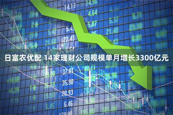 日富农优配 14家理财公司规模单月增长3300亿元